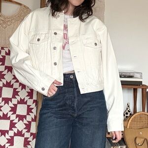 Citizens of Humanity White Denim Jacket